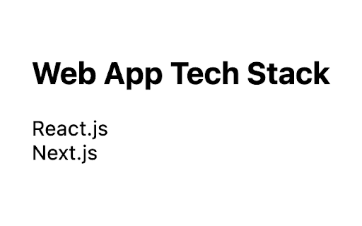 Web app tech stack  from Chrome web store to be run with OffiDocs Chromium online