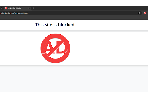 WebBlock  from Chrome web store to be run with OffiDocs Chromium online