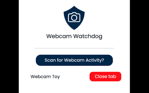 Webcam Watchdog  from Chrome web store to be run with OffiDocs Chromium online
