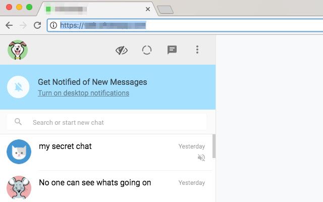 WebChats Incognito mode  from Chrome web store to be run with OffiDocs Chromium online