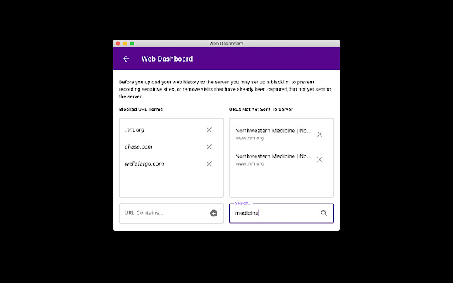 Web Dashboard  from Chrome web store to be run with OffiDocs Chromium online