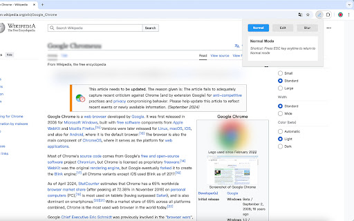 Web Edit  Blur  from Chrome web store to be run with OffiDocs Chromium online