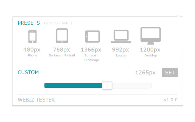 WebIZ Tester  from Chrome web store to be run with OffiDocs Chromium online