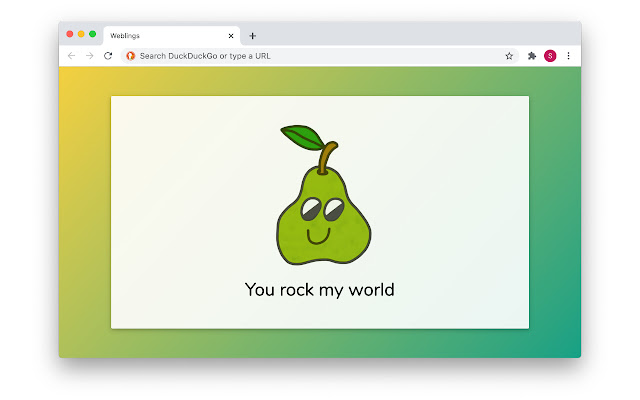 Weblings  from Chrome web store to be run with OffiDocs Chromium online