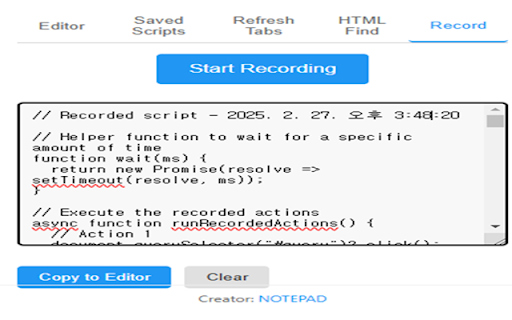 WEB MACRO  from Chrome web store to be run with OffiDocs Chromium online