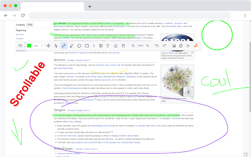 Web Marker Draw on Websites  from Chrome web store to be run with OffiDocs Chromium online