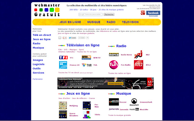 Webmaster Gratuit  from Chrome web store to be run with OffiDocs Chromium online