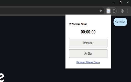 Webmea Timer  from Chrome web store to be run with OffiDocs Chromium online