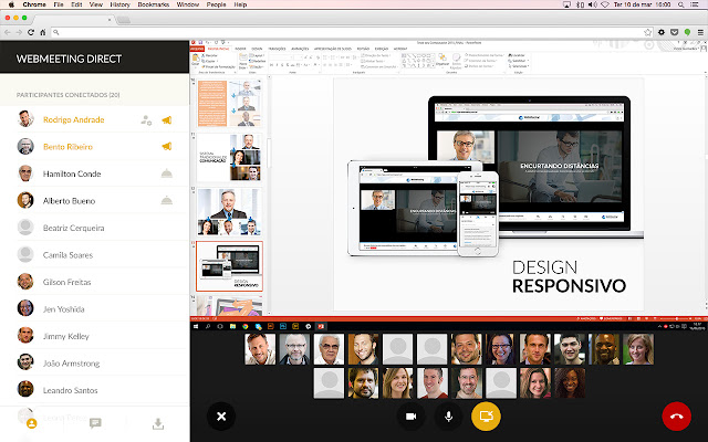 WebMeeting Screen Sharing  from Chrome web store to be run with OffiDocs Chromium online