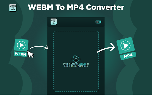 WEBM to MP4  from Chrome web store to be run with OffiDocs Chromium online