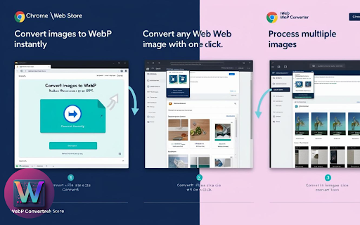 WebP Converter  from Chrome web store to be run with OffiDocs Chromium online