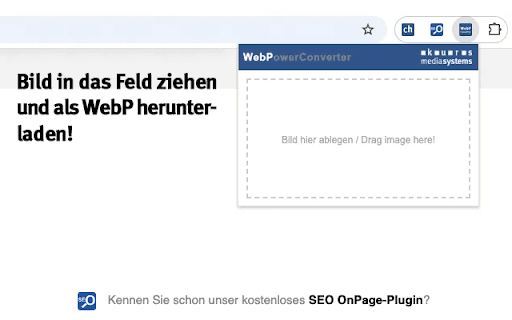 WebPowerConverter  from Chrome web store to be run with OffiDocs Chromium online