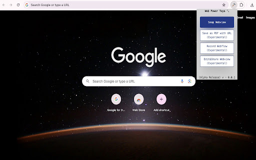 Web Power Toys  from Chrome web store to be run with OffiDocs Chromium online