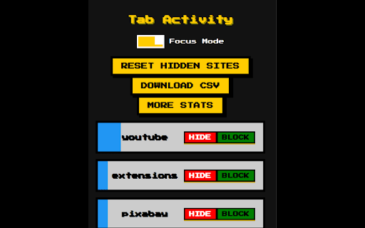 WebPulse Track your browser activity  from Chrome web store to be run with OffiDocs Chromium online