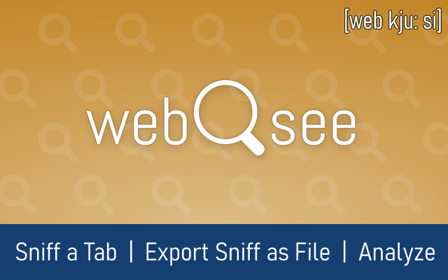 webQsee Web Sniffer Recorder ze sklepu internetowego Chrome do uruchomienia z OffiDocs Chromium online