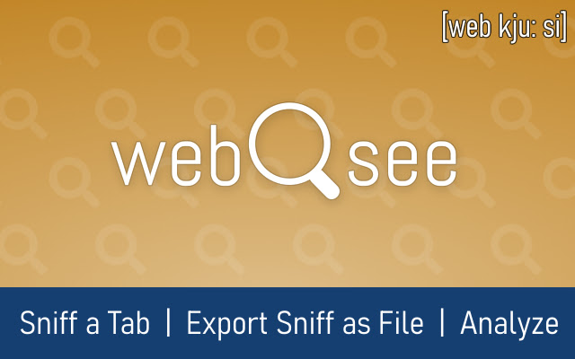 webQsee Web Sniffer  Recorder  from Chrome web store to be run with OffiDocs Chromium online