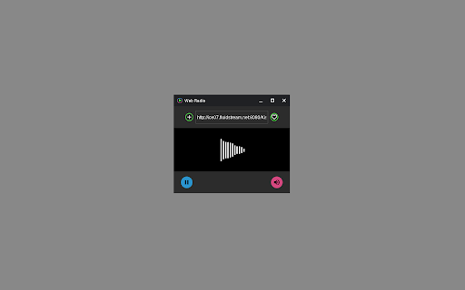 Web Radio  from Chrome web store to be run with OffiDocs Chromium online