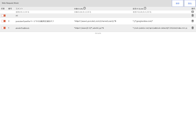 WebRequestBlock  from Chrome web store to be run with OffiDocs Chromium online