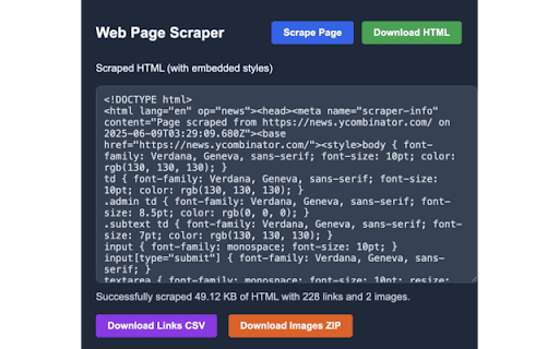 Web Scraper Pro  from Chrome web store to be run with OffiDocs Chromium online