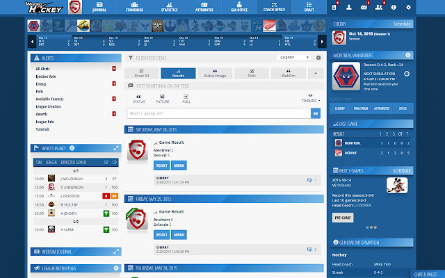 WebSim Hockey  from Chrome web store to be run with OffiDocs Chromium online
