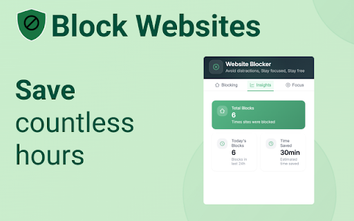 Website Blocker: Block Websites and Focus  from Chrome web store to be run with OffiDocs Chromium online