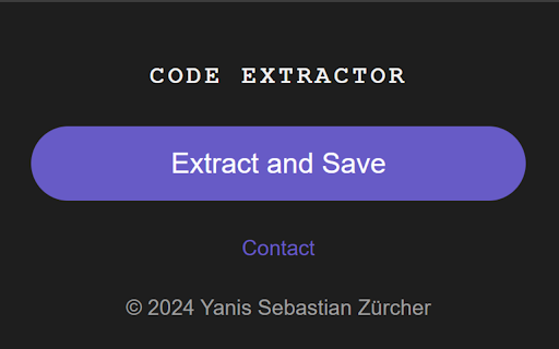 Website Code Extractor  from Chrome web store to be run with OffiDocs Chromium online