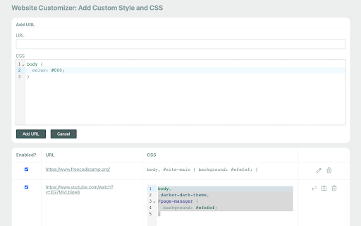 Website Customizer: Add Custom Style and CSS  from Chrome web store to be run with OffiDocs Chromium online