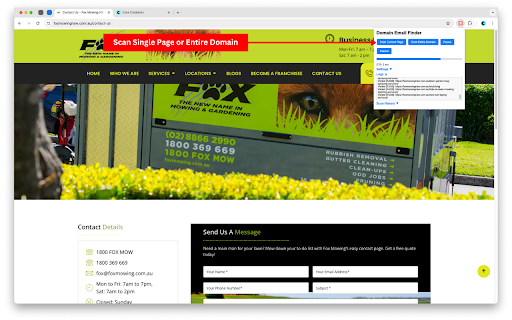 Website Email Extractor  from Chrome web store to be run with OffiDocs Chromium online