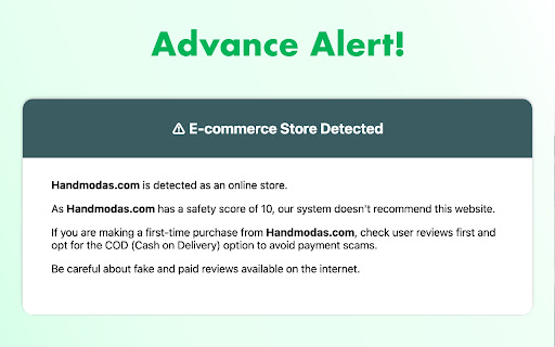 Website Safety Checker  from Chrome web store to be run with OffiDocs Chromium online