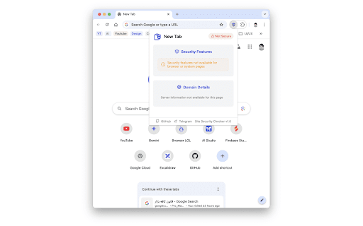Website Security  Domain Details  from Chrome web store to be run with OffiDocs Chromium online