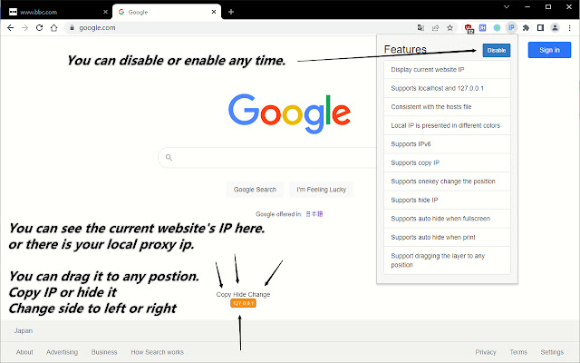 Website Server IP Supports IPv6,Copy,Hide  from Chrome web store to be run with OffiDocs Chromium online