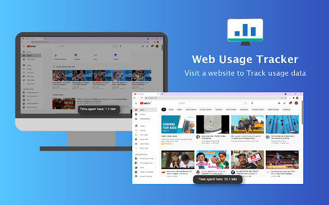 Website Usage Tracker  from Chrome web store to be run with OffiDocs Chromium online