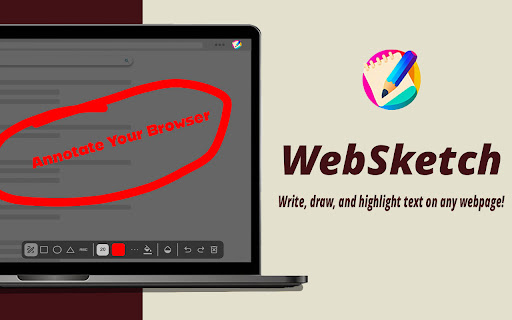 WebSketch  from Chrome web store to be run with OffiDocs Chromium online