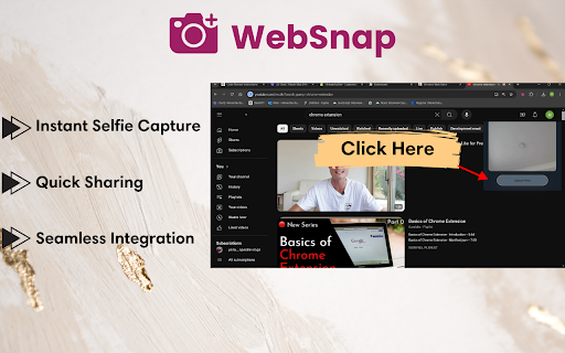 WebSnap  from Chrome web store to be run with OffiDocs Chromium online