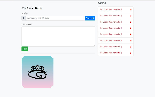 Web Socket Quenn  from Chrome web store to be run with OffiDocs Chromium online