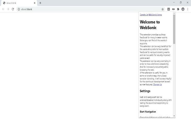 WebSonic  from Chrome web store to be run with OffiDocs Chromium online