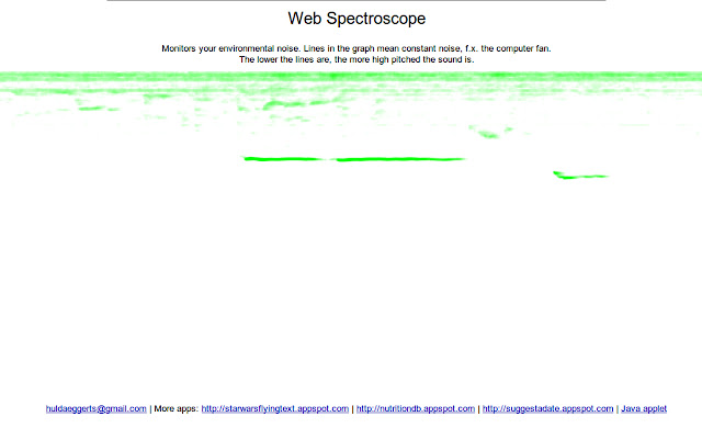 Web Spectroscope از فروشگاه وب Chrome با OffiDocs Chromium به صورت آنلاین اجرا می شود