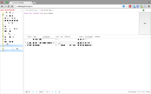 Websql Plus from Chrome web store to be run with OffiDocs Chromium online Websql Plus from Chrome web store to be run with OffiDocs Chromium online