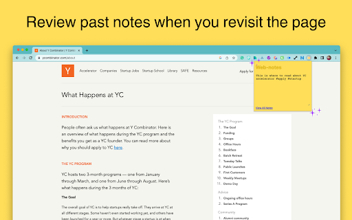 Web Sticky Notes  from Chrome web store to be run with OffiDocs Chromium online
