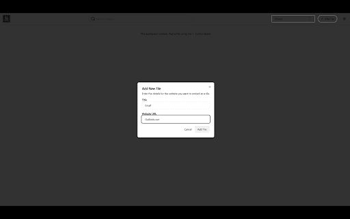 WebTiles  from Chrome web store to be run with OffiDocs Chromium online