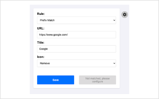 WebTitleIconChanger  from Chrome web store to be run with OffiDocs Chromium online