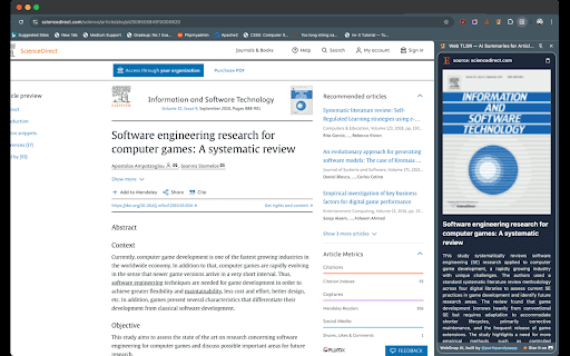Web TLDR — AI Summaries for Articles  Blogs  from Chrome web store to be run with OffiDocs Chromium online