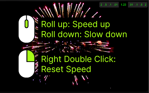 Web Video Speed Controller  from Chrome web store to be run with OffiDocs Chromium online