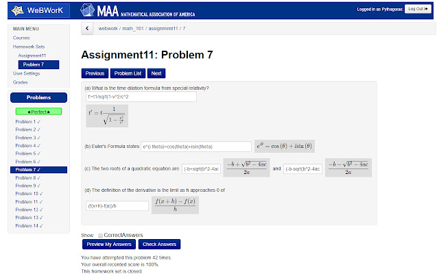 WeBWorK MathView  from Chrome web store to be run with OffiDocs Chromium online