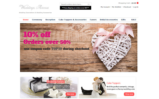 WeddingsAvenue  from Chrome web store to be run with OffiDocs Chromium online
