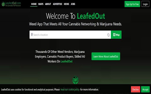 Weed Lovers Theme  from Chrome web store to be run with OffiDocs Chromium online