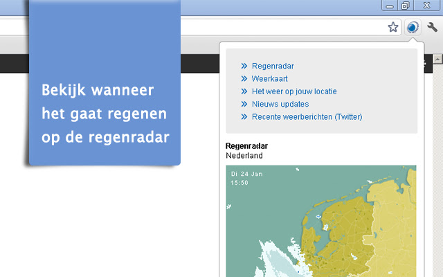 Weeronline actueel Nederland  from Chrome web store to be run with OffiDocs Chromium online