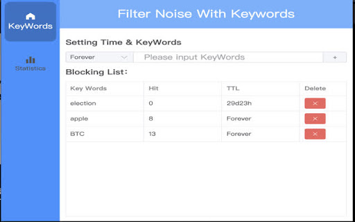 微博weibo屏蔽词  from Chrome web store to be run with OffiDocs Chromium online