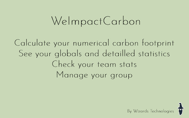WeImpactCarbon Ext  from Chrome web store to be run with OffiDocs Chromium online