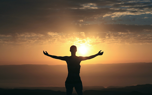 Welcoming the morning dawn  from Chrome web store to be run with OffiDocs Chromium online